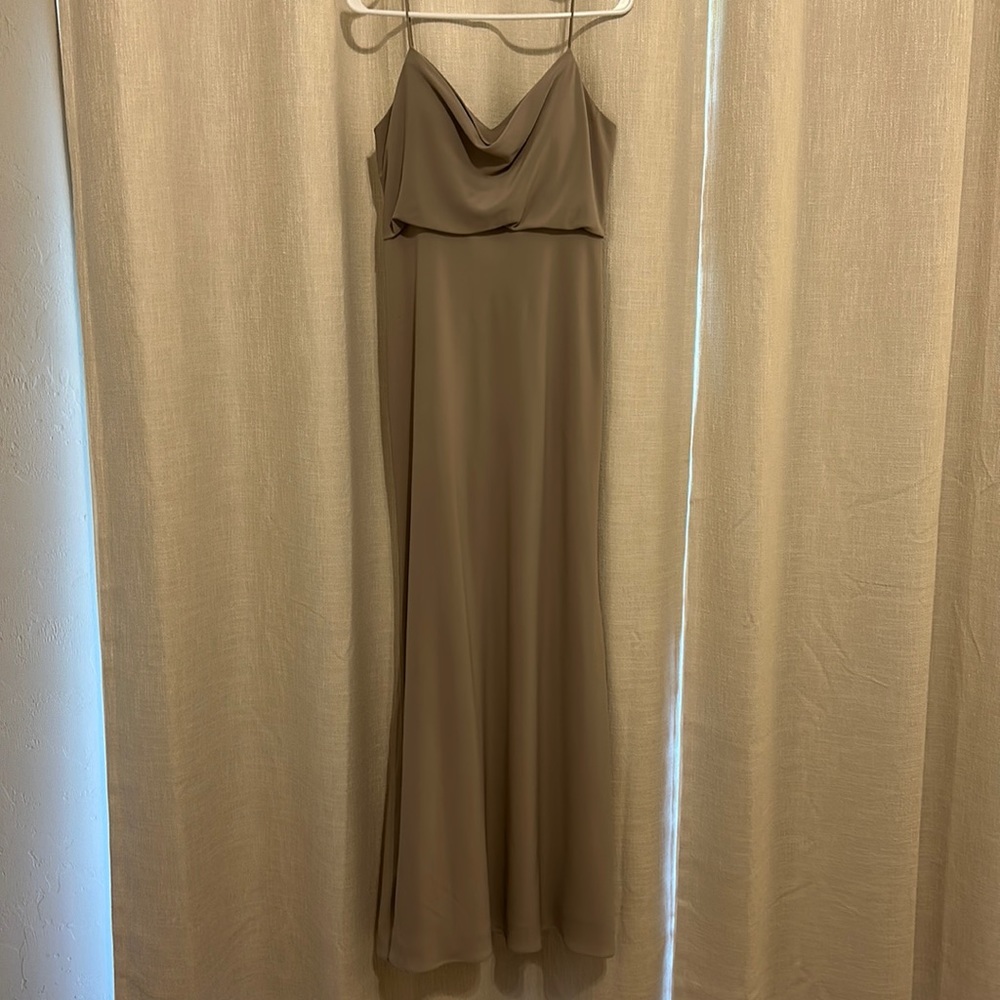 Jenny Yoo cowl neck bridesmaid dress